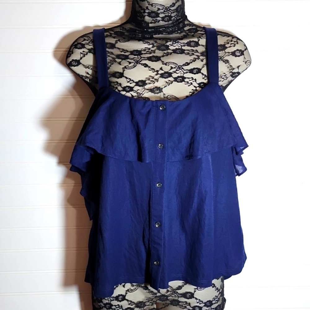GianniBini Navy Blue Top XL